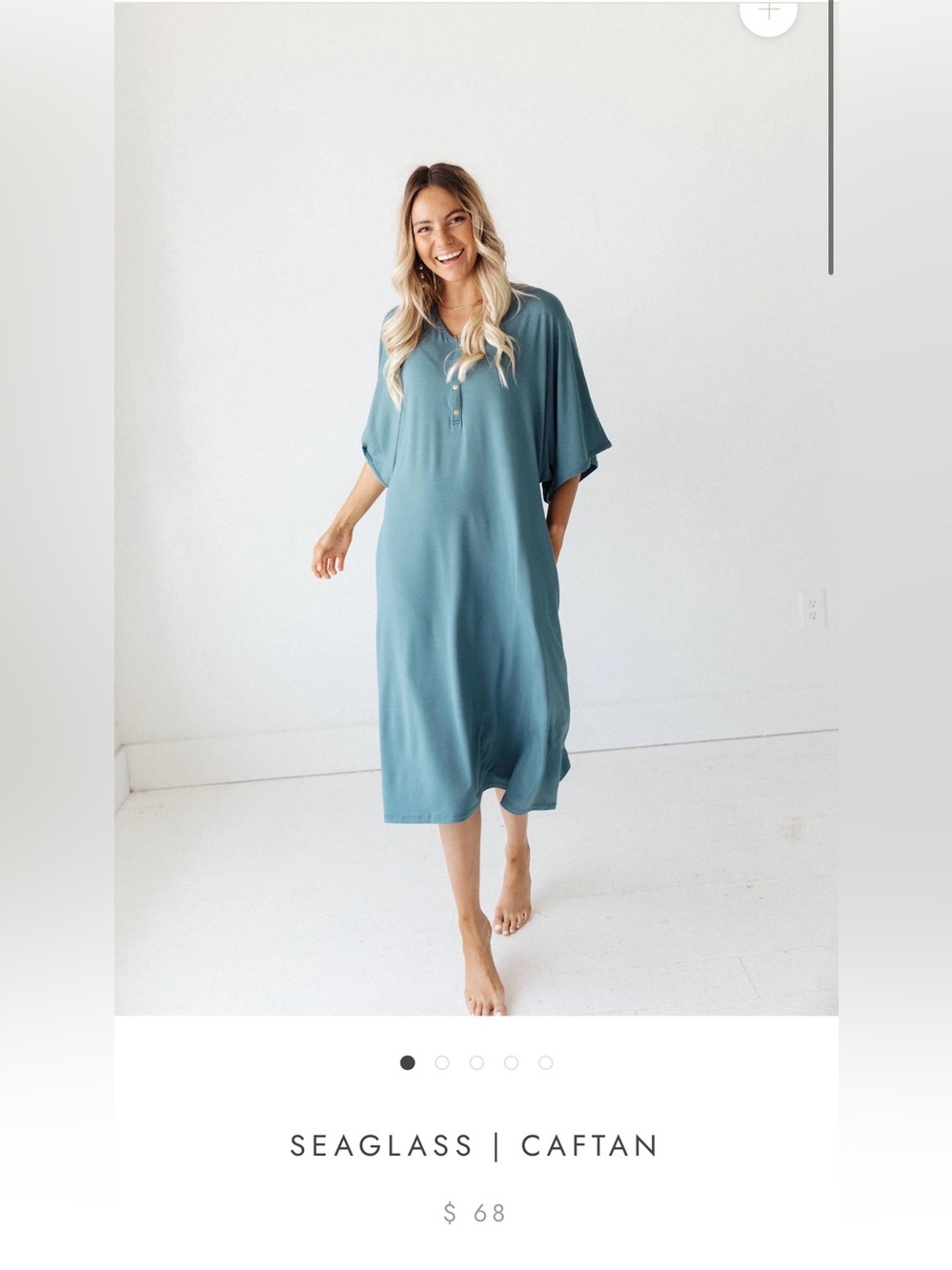 Dwell and Slumber Caftan Dress